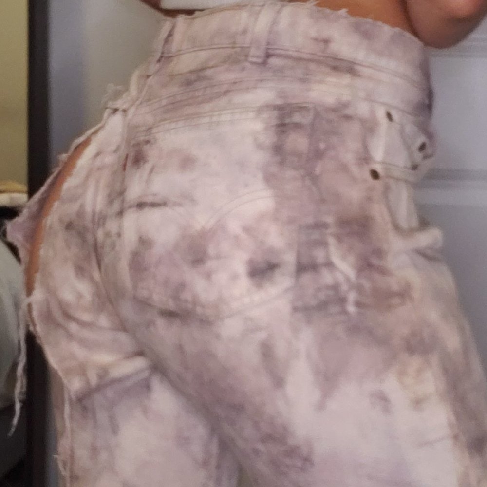 Vintage Levi's 560 Women's High Rise Loose Fit Jeans Size 32 Galaxy Tye Dye Wash